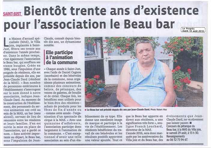 30 ans du "beaubar"